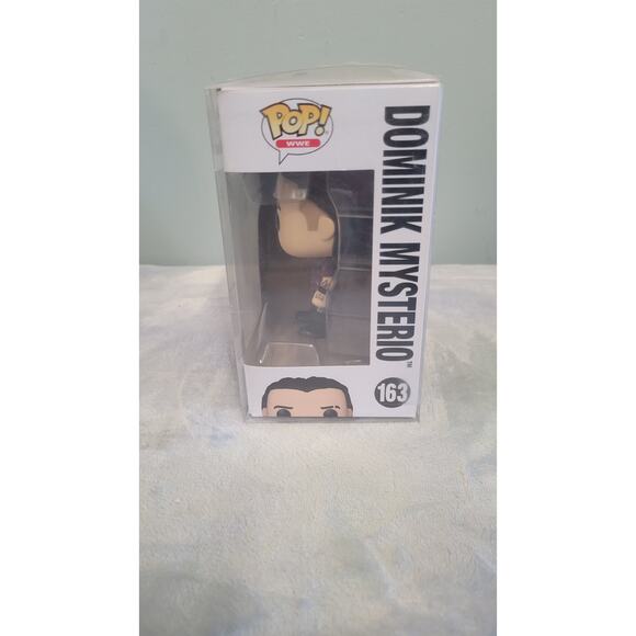 WWE Funko Pop! Dominik Mysterio #163 Vinyl Figure Mint In Protector - Picture 4 of 6